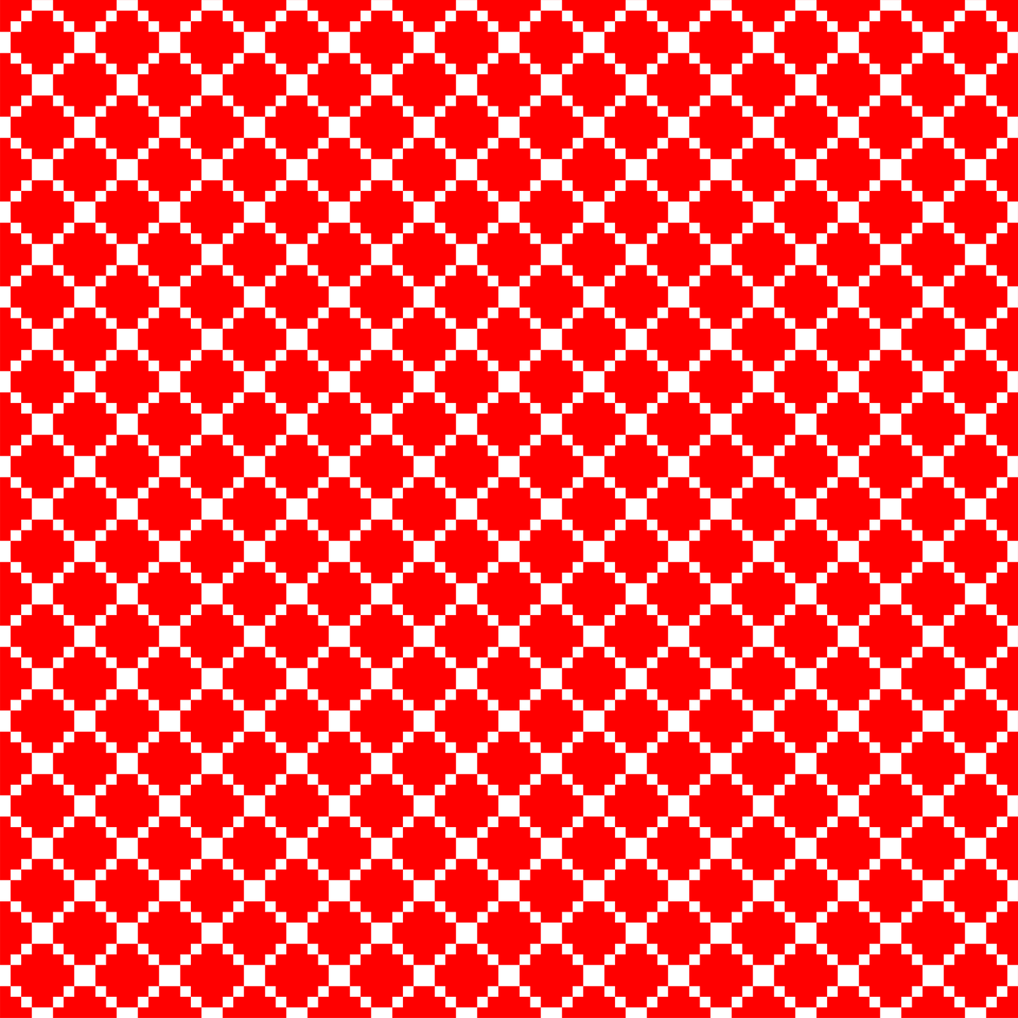 White Checkered Pixels Pattern