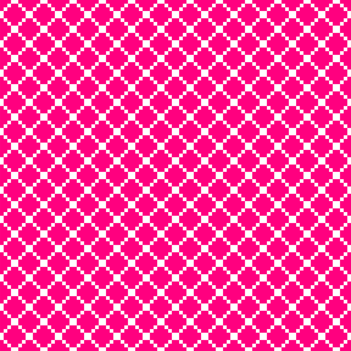 White Checkered Pixels Pattern