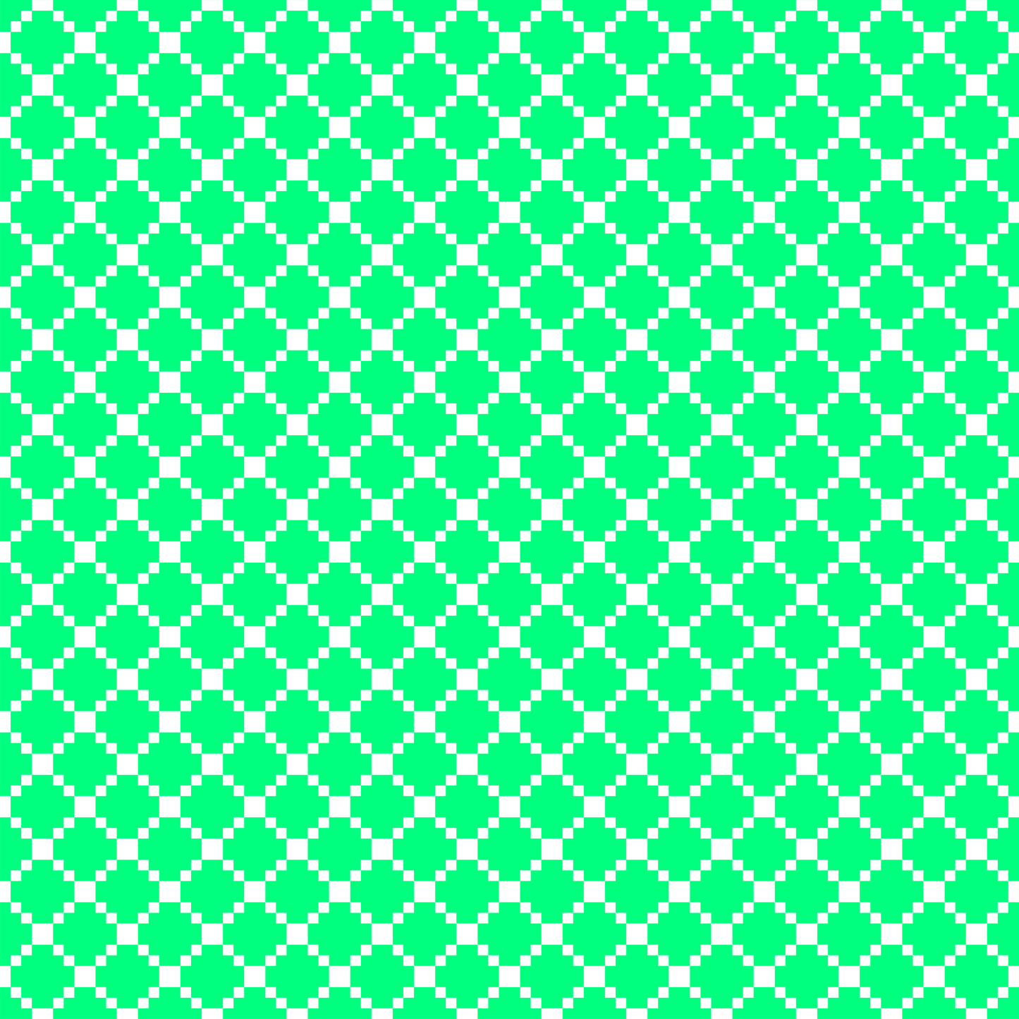 White Checkered Pixels Pattern