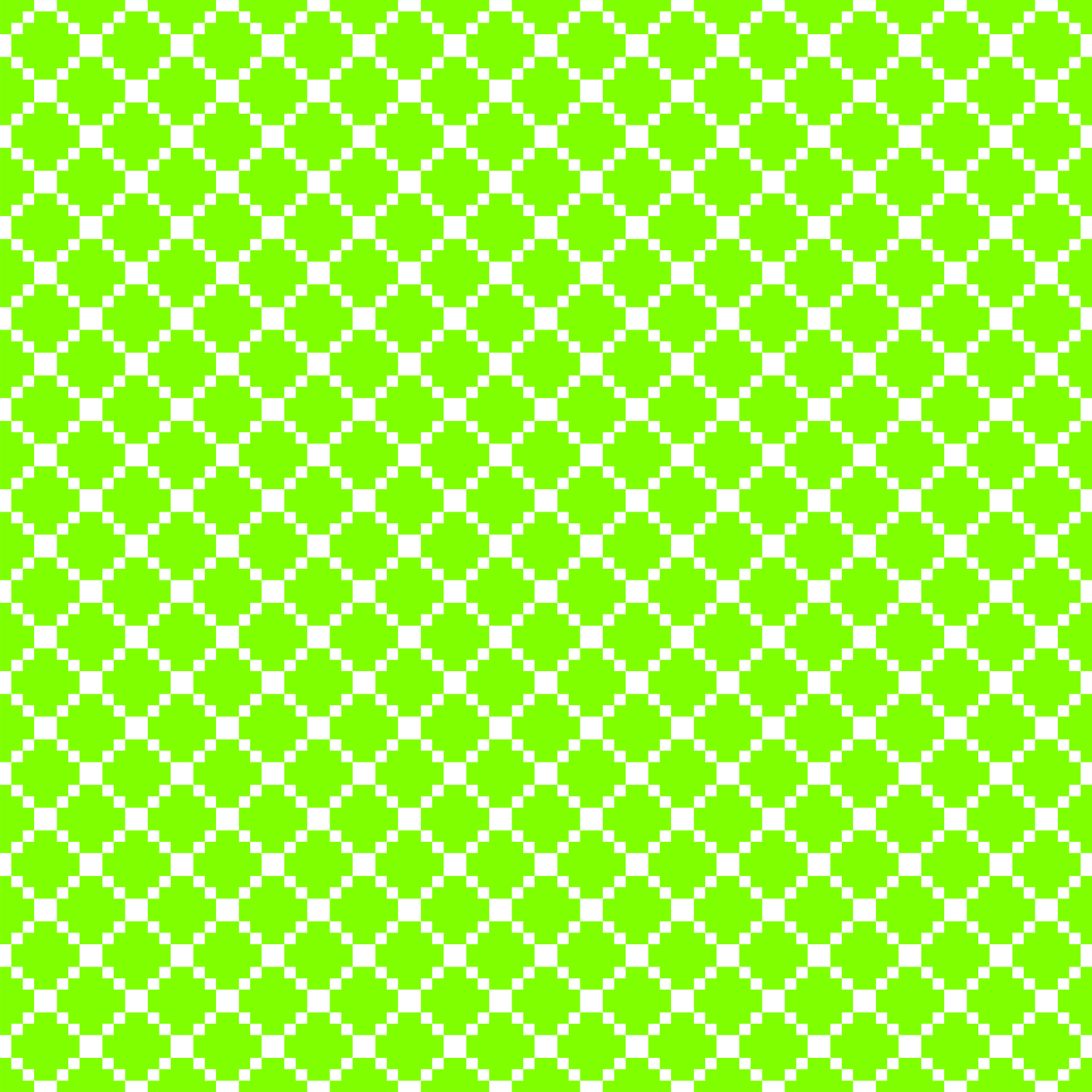 White Checkered Pixels Pattern