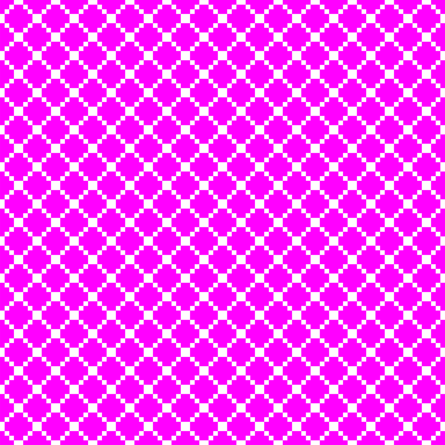White Checkered Pixels Pattern