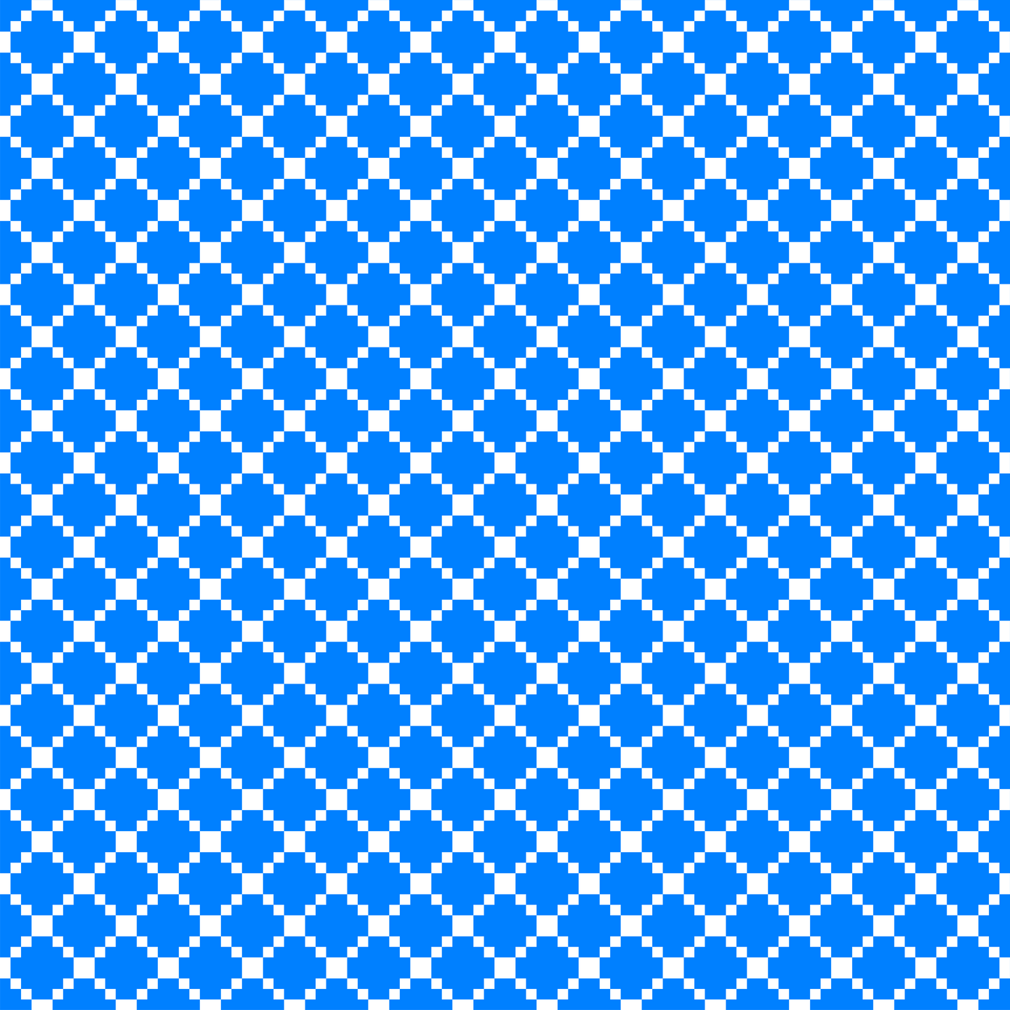 White Checkered Pixels Pattern