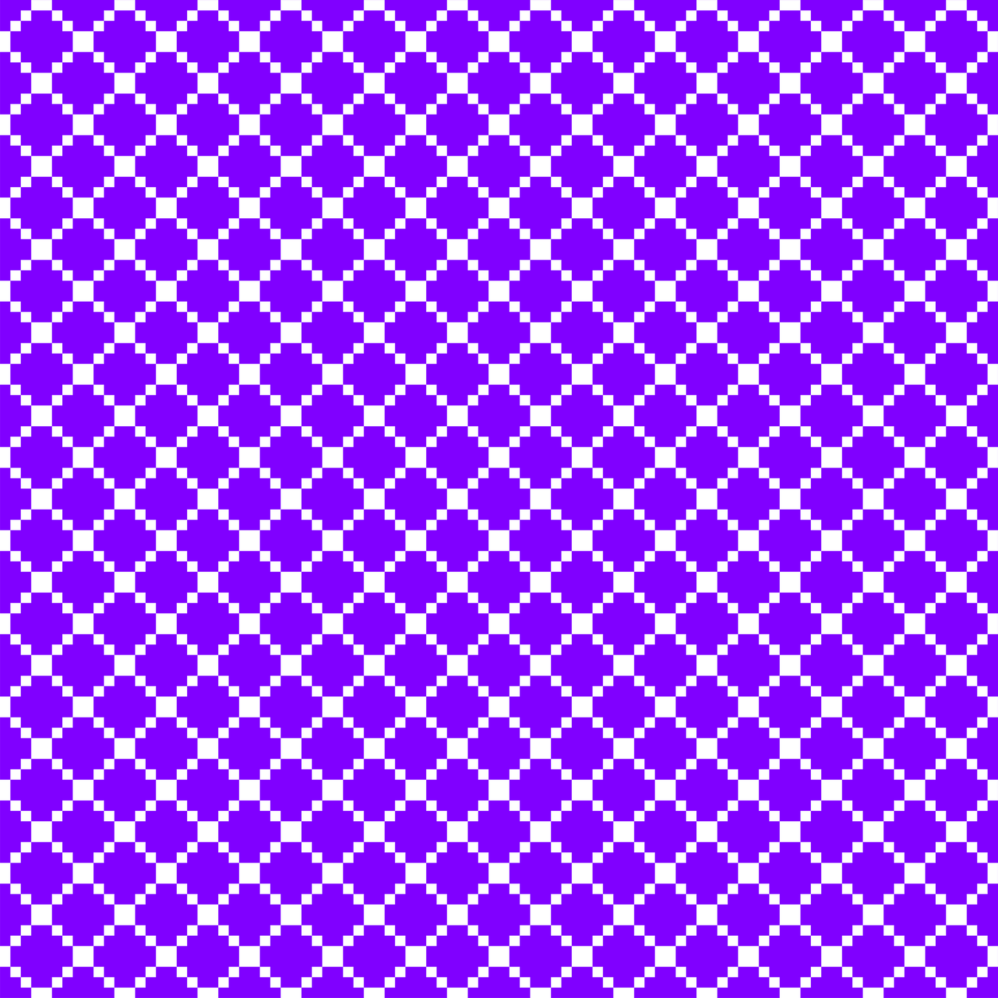 White Checkered Pixels Pattern