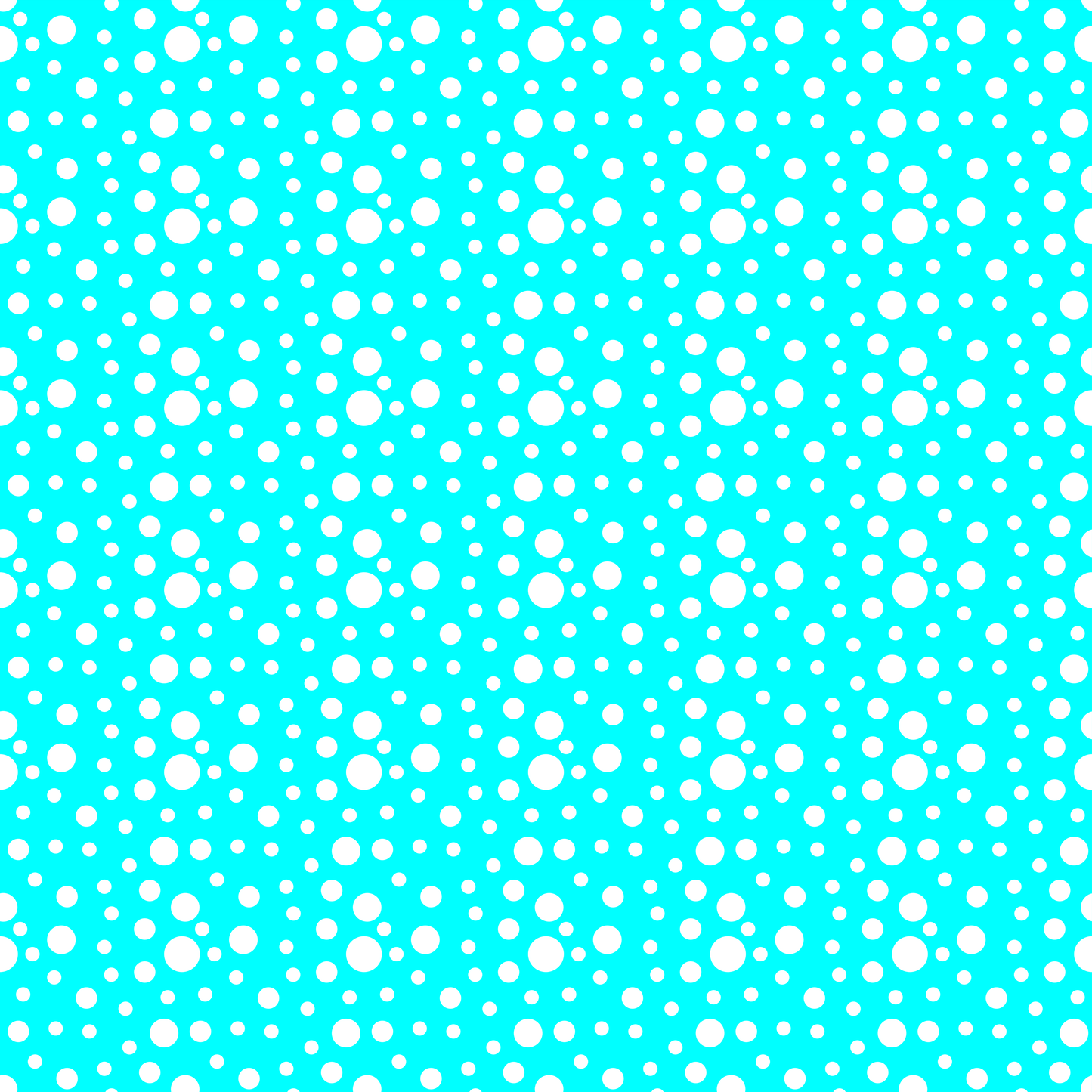 White Bubbles Pattern