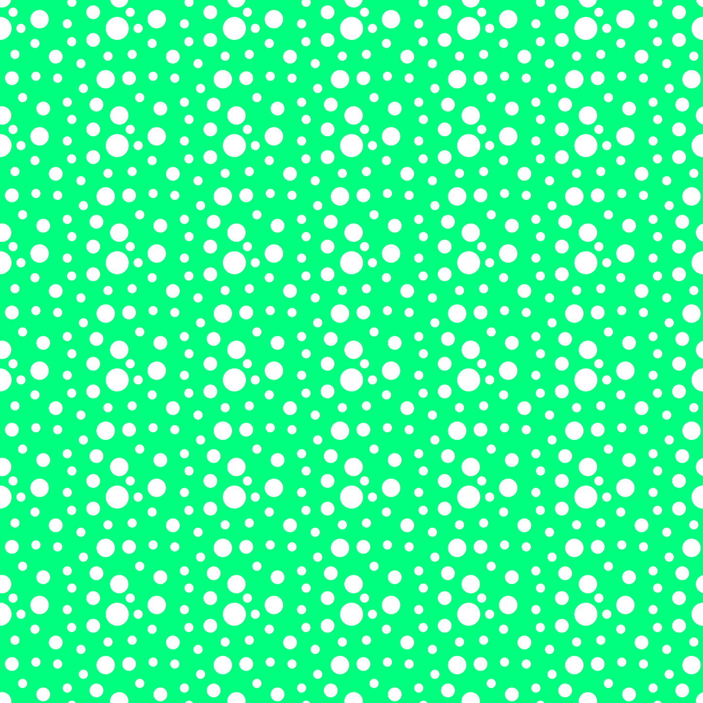 White Bubbles Pattern