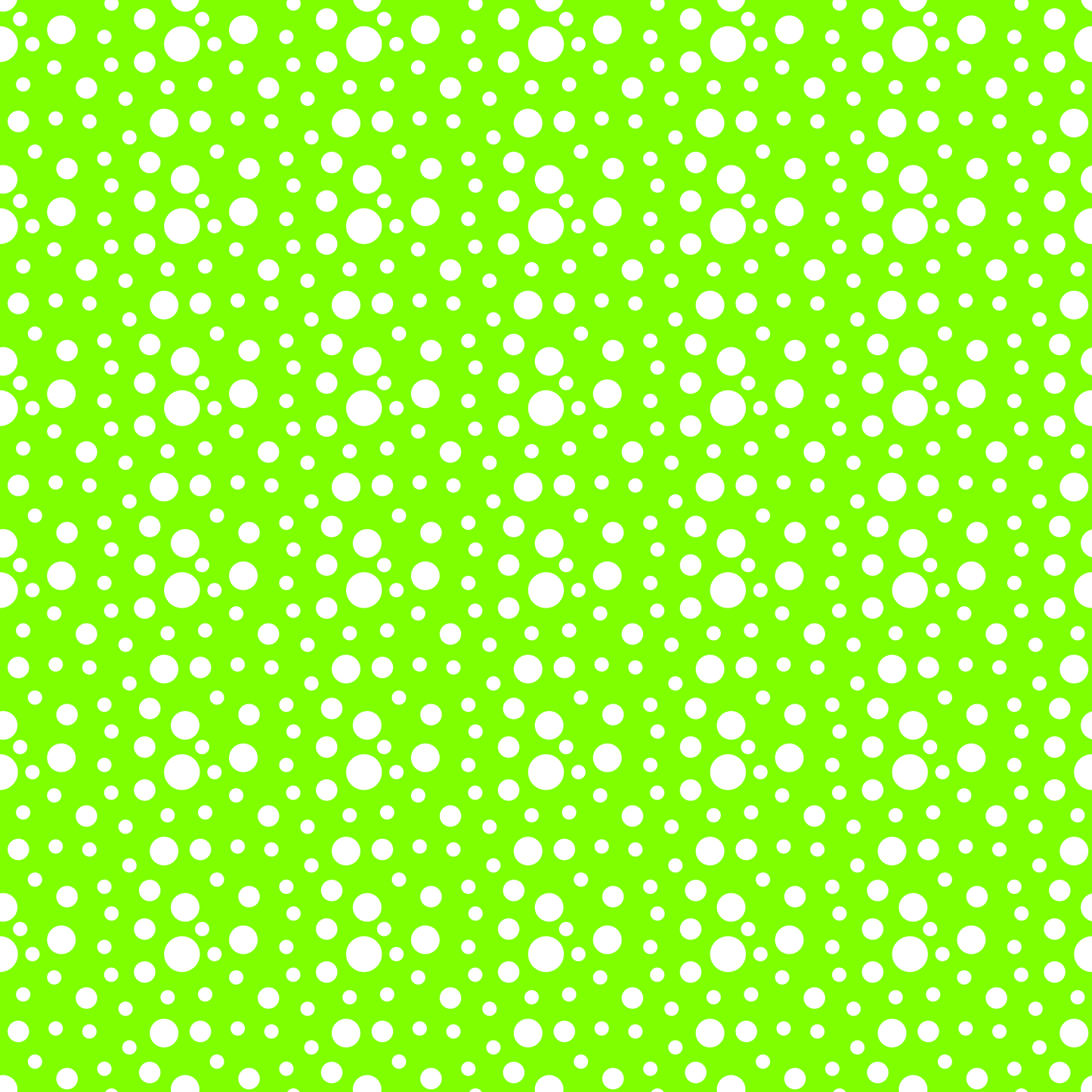 White Bubbles Pattern