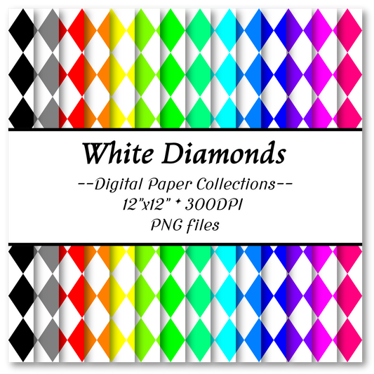 White Diamonds Pattern